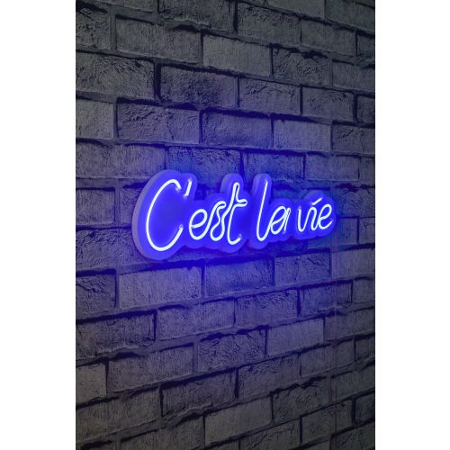 Wallity Ukrasna plastična LED rasvjeta, C'est La Vie - Blue slika 1