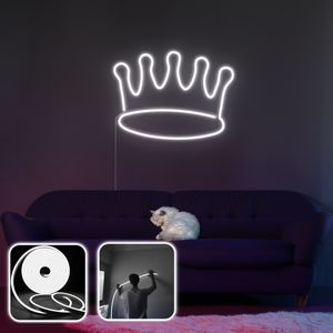 King - Large - White White Decorative Wall Led Lighting