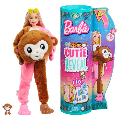 BARBIE CUTIE REVEAL MAJMUN slika 1