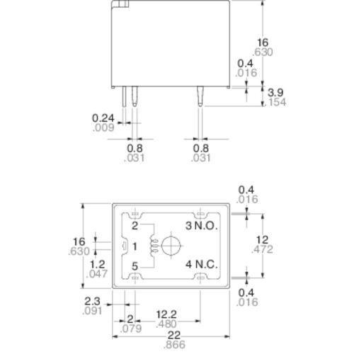 Panasonic JSM1125 automobilski relej 12 V/DC 15 A 1 prebacivanje slika 4