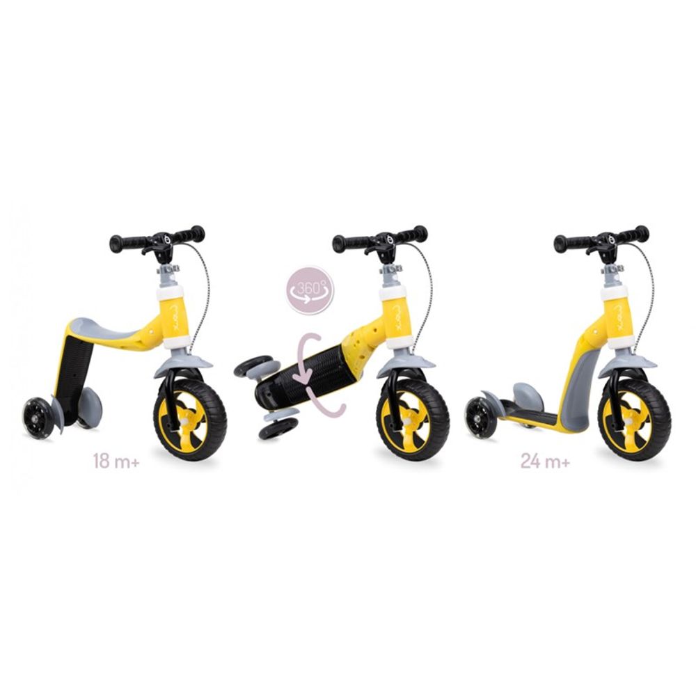 Momi Romobil guralica Elios, Yellow slika 15