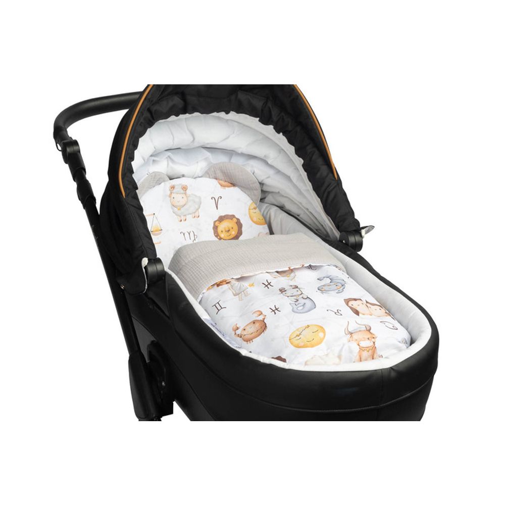 Set kolica od muslin - zodiac grey slika 4