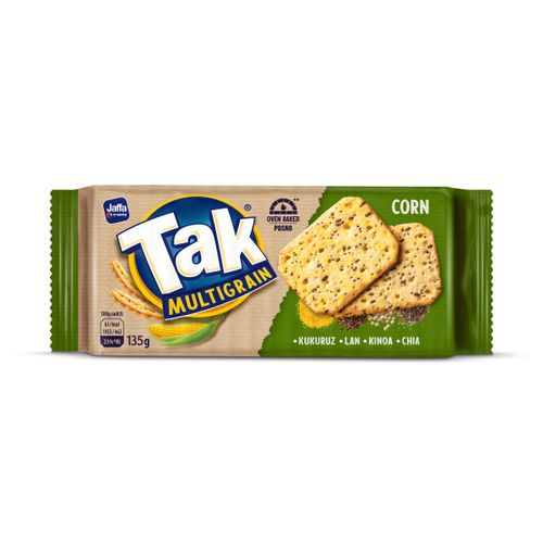 Tak multigrain kreker Corn 135g slika 1