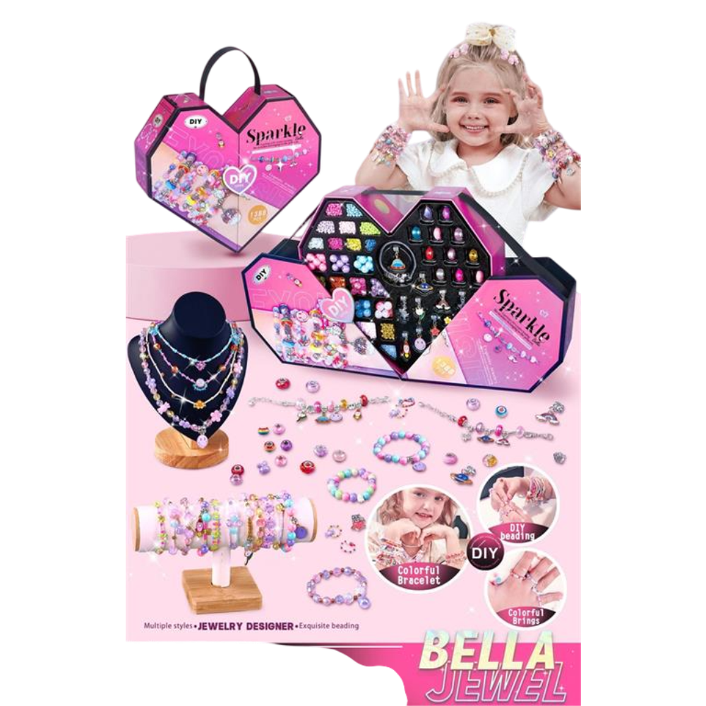 MKT832335 Kutija za perle u obliku srca 26x23 cm slika 1
