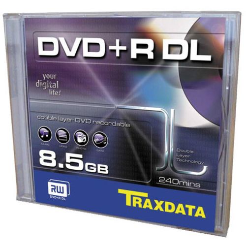 DVD+R DL Traxdata 8,5 GB/240 min 8x, box, 1/1 slika 1