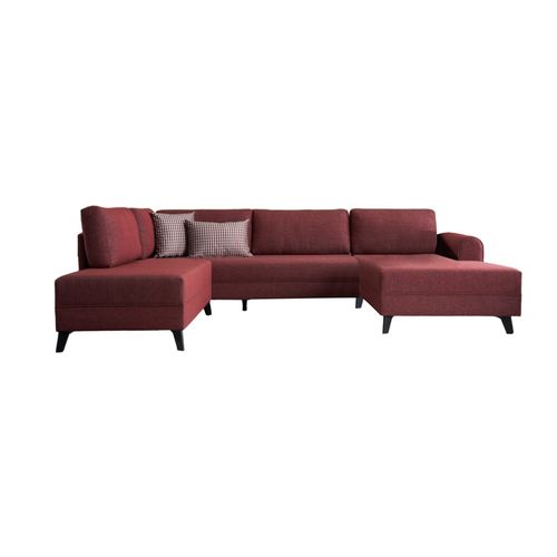 Belen - Claret Red Claret Red Corner Sofa-Bed slika 13