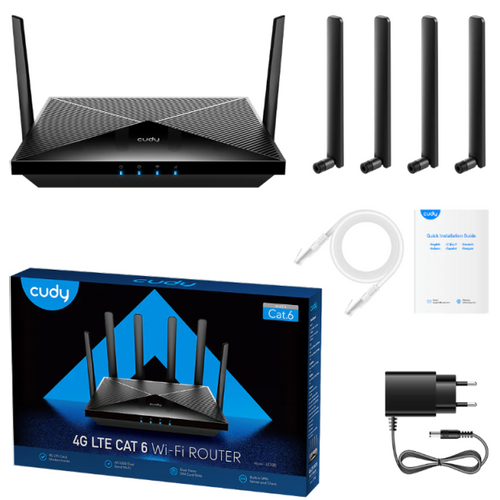 Cudy LT700 AC1200 Wi-Fi 4G LTE-Cat6 Gigabit Router slika 7