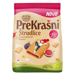 Kraš Prekrašni Štrudlice čajno pecivo smokva 200g