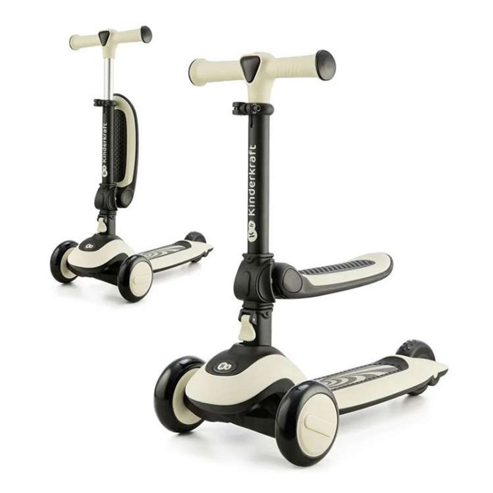 Kinderkraft Romobil Halley 2U1, Stone White slika 1