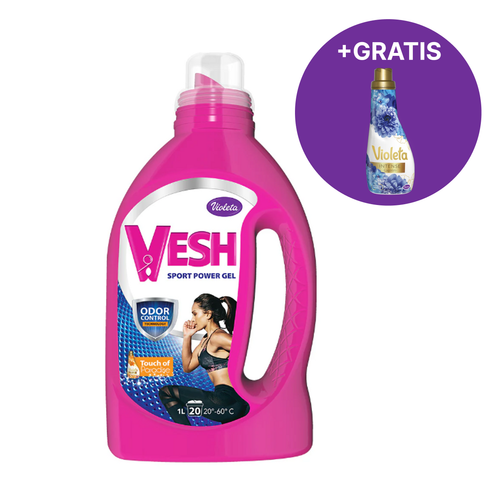 Vesh Active Gel koncentrirani tekući deterdžent 20 pranja, 1L slika 1