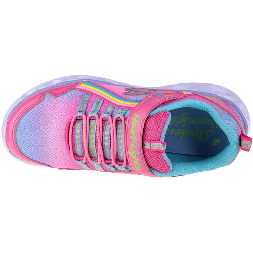 Skechers heart lights-rainbow lux dječje tenisice 302308l-pkmt slika 3