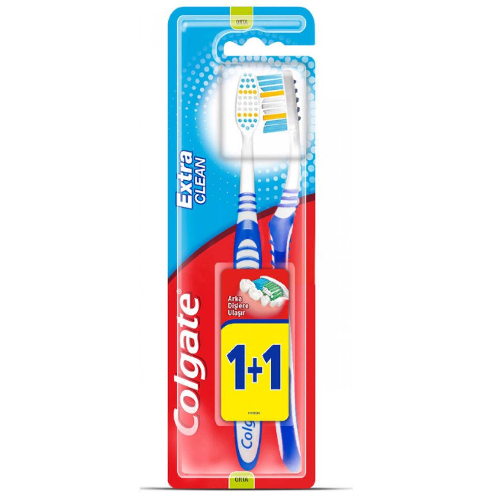Colgate Četkica za zube Extra Clean 1+1 slika 1