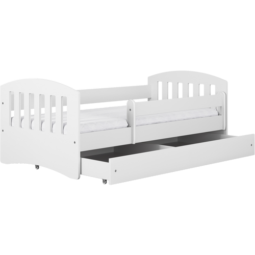 Drveni dječji krevet Classic s ladicom - bijeli - 160*80cm slika 5