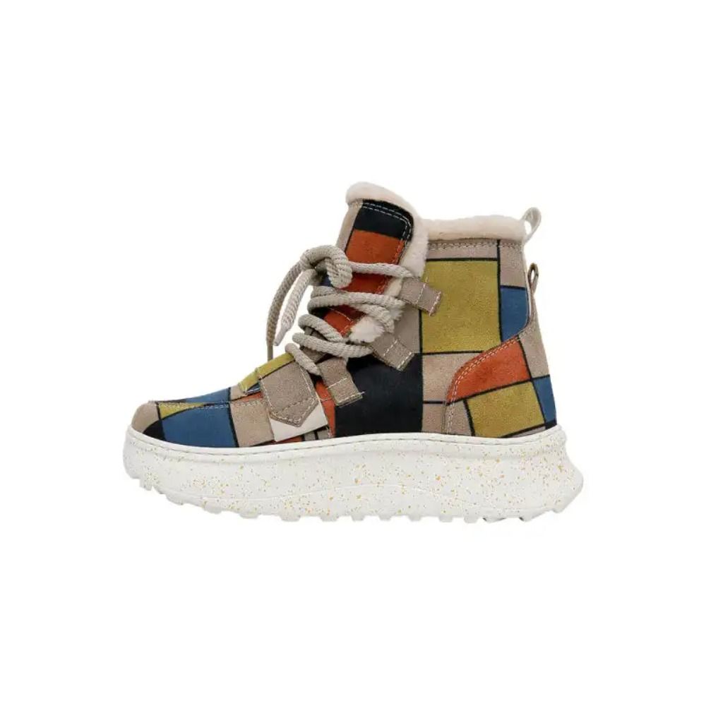DOGO Ženske čizme Snowie Piet Mondrian slika 3