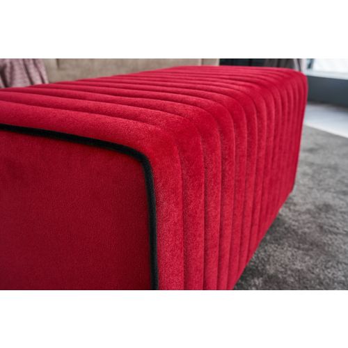 Mabel Puf - Red Red Pouffe slika 5