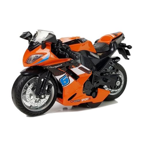 Sports Motorcycle with Sounds 1:14 Orange slika 2