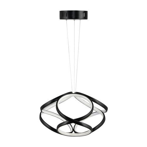 Apeiro - Black, Yellow Light Black Chandelier slika 4