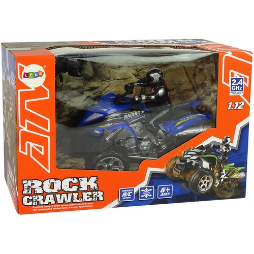 Rock Crawler na 3 kotača i daljinsko upravljanje 1:12 plavi slika 8