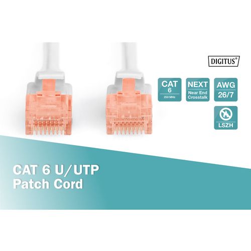 Digitus U/UTP patch cord CAT6 LSZH AWG 26/7, duž.10 m DK-1617-100 slika 3
