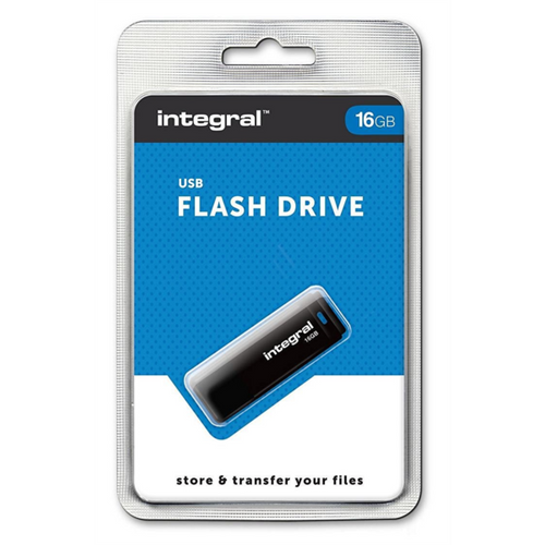 INTEGRAL BLACK USB 2.0 memorijski stick 16GB slika 2