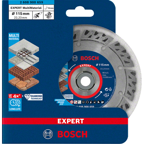 Bosch EXPERT dij. ploča MultiMaterial 115 mm slika 4