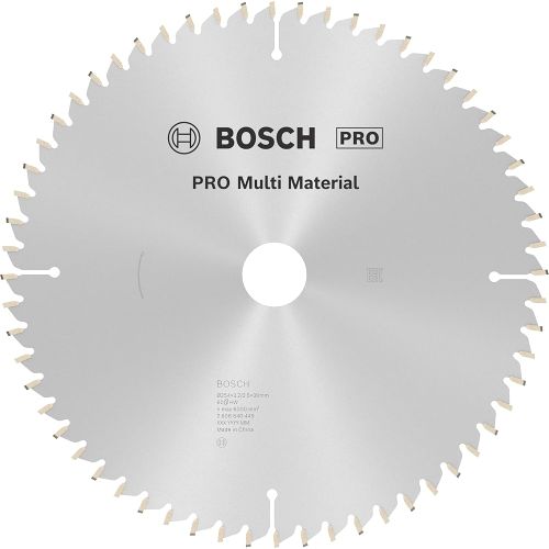 Bosch List kružne testere Multi Material 254 x 30 x 3,2 mm; 60  2608640449, 254 x 30 x 3,2 mm; 60 slika 1