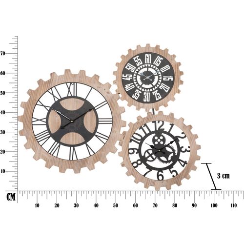 Mauro Ferretti Zidni sat 3 gears cm 93x3x74 slika 9