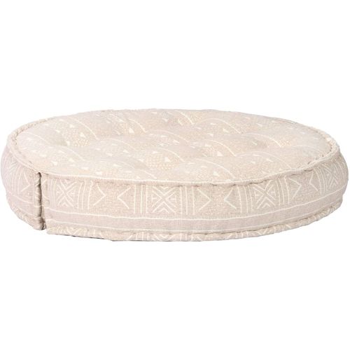 283789 Pouffe 100x20 cm Beige Fabric slika 3