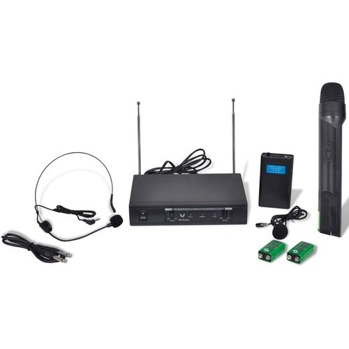 VHF prijemnik s bežičnim mikrofonom i naglavnim slušalicama slika 5