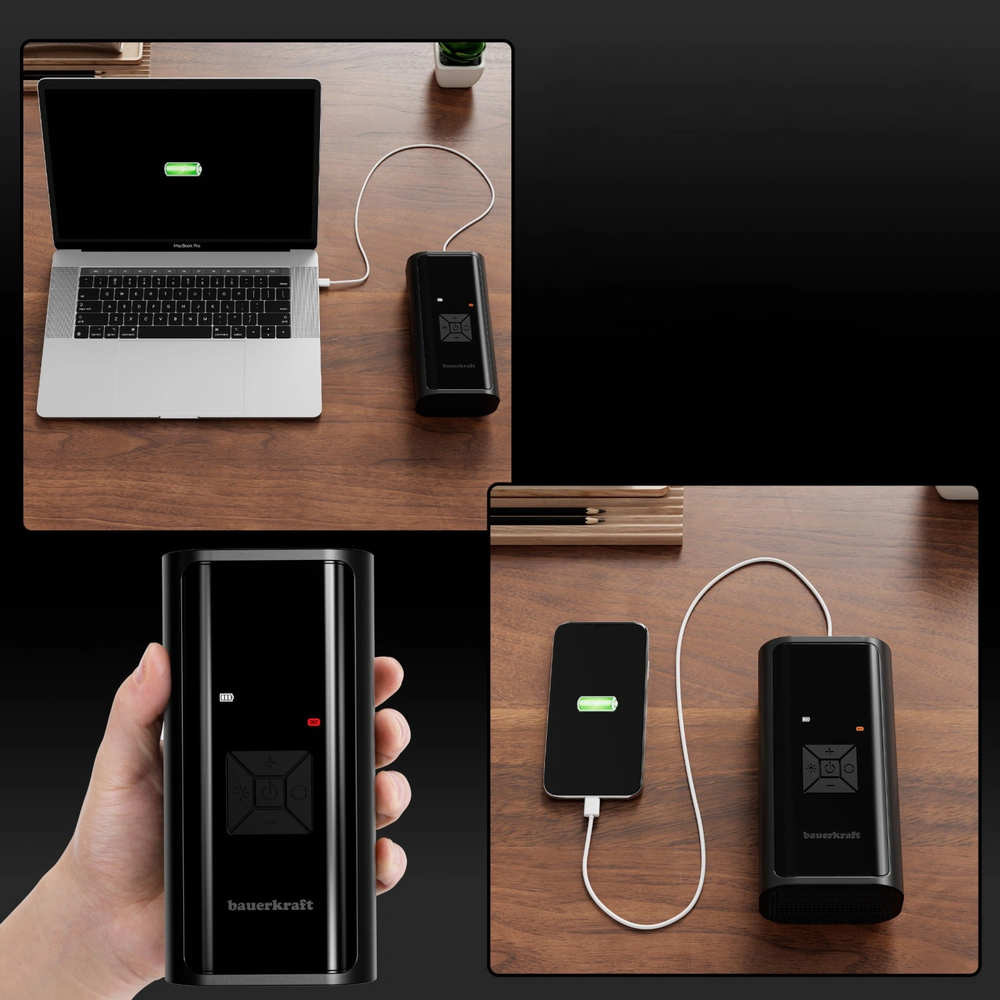 Električna pumpa za bicikl, kompresor za gume, power bank 6000 mAh, LED svjetiljka slika 5