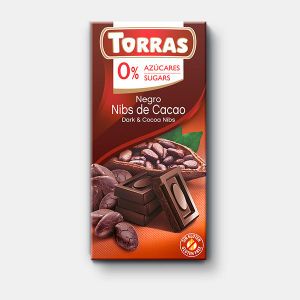 Torras Tamna čokolada s kakao zrnima 75 G