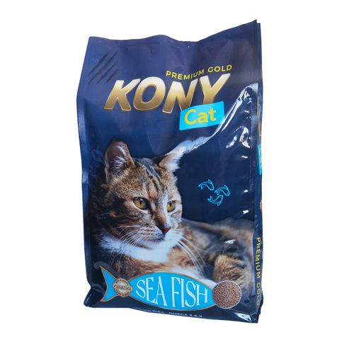 Kony Premium Potpuna hrana za odrasle mačke, morska riba, 2 kg slika 1