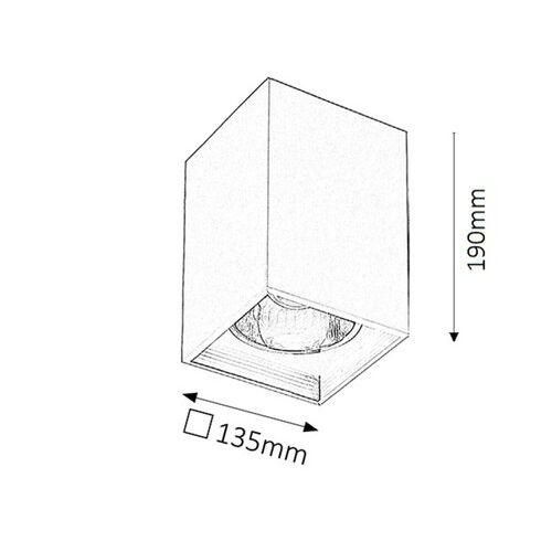 Rabalux Maddox spot E27 1*max. 60W mat bela Spot rasveta slika 3