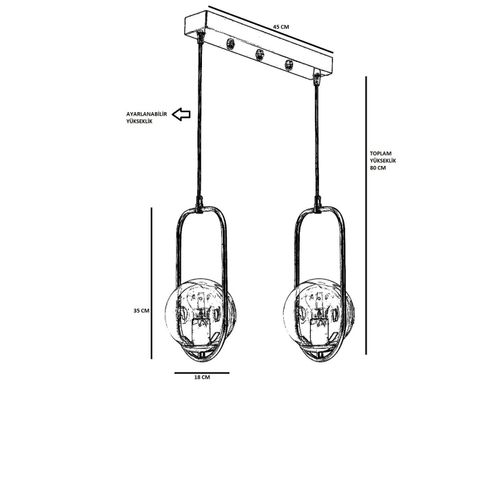 Opviq Luster, 846STL1808 slika 3