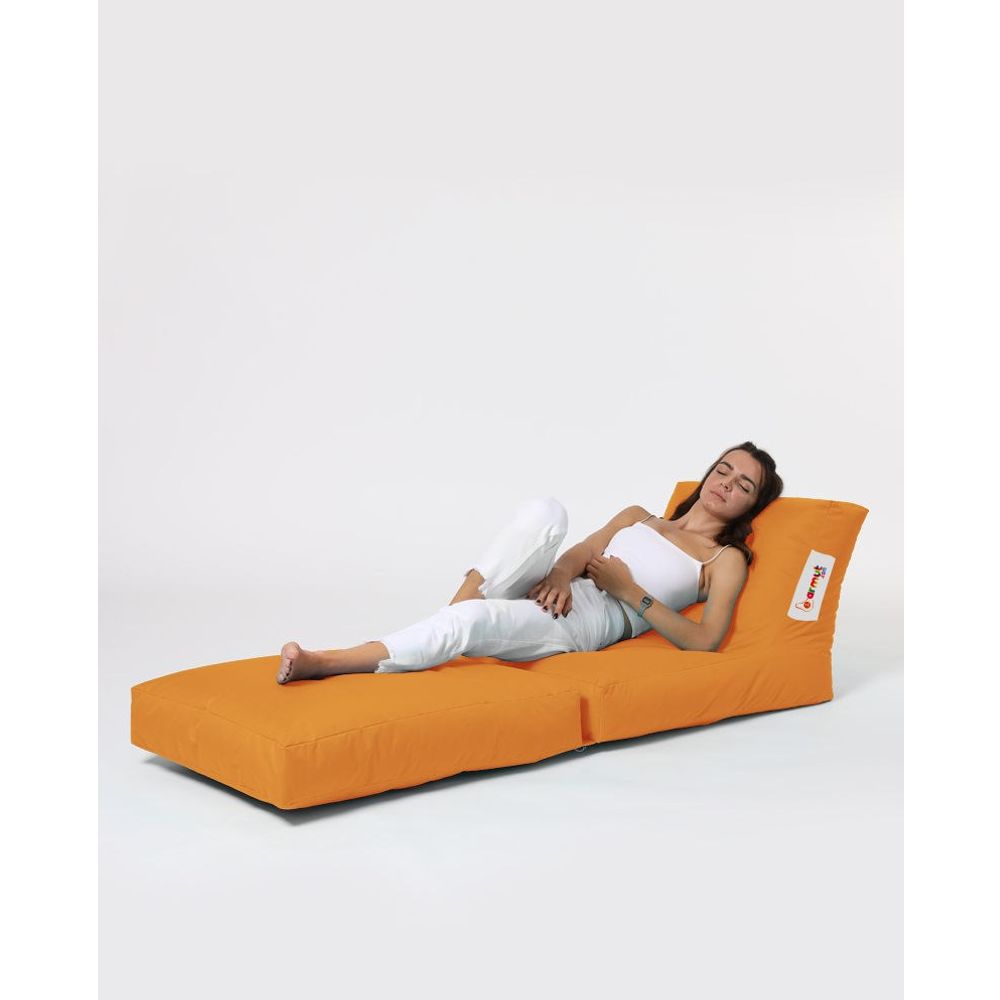 Multifunkcionalni Sofa Krevet Pouf - Narančasta Boja slika 8