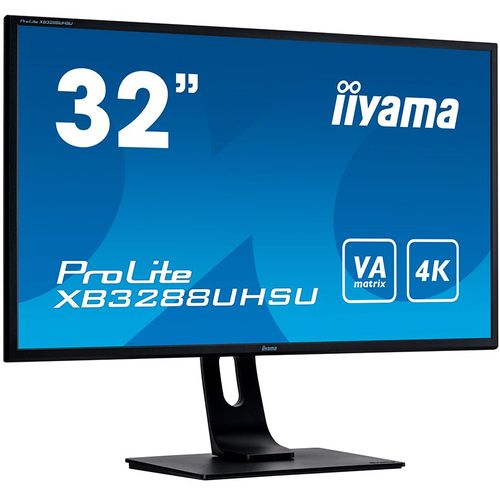 IIYAMA XB3288UHSU-B1 32’’ 4K VA monitor 3ms 178/178Signal input HDMI x2 (v.2.0) DisplayPort x1 (v.1.2) USB HUB x2 (v.3.0 (x1 charger)) HDCP, Headphone connector slika 3