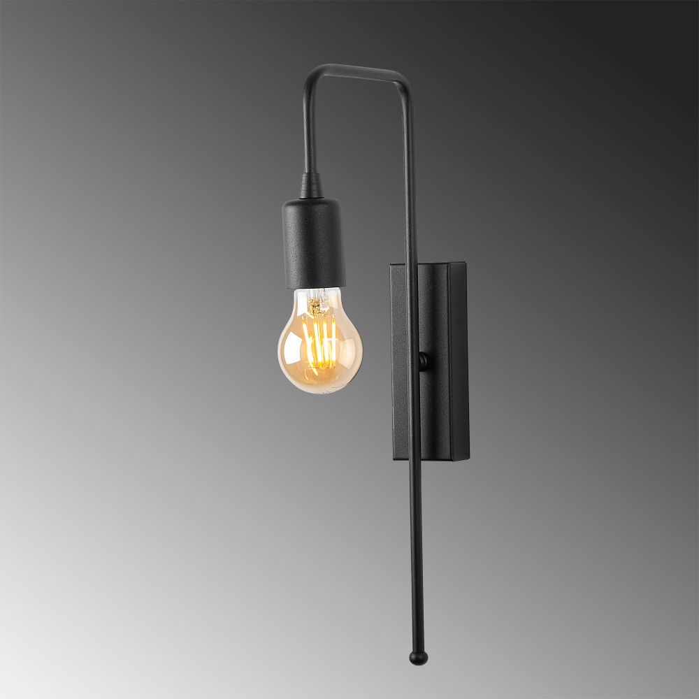 Mum - Crna Zidna Lampa 3502 slika 5