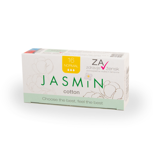 Pamučni higijenski tampon Jasmin Nature normal 16 kom slika 1