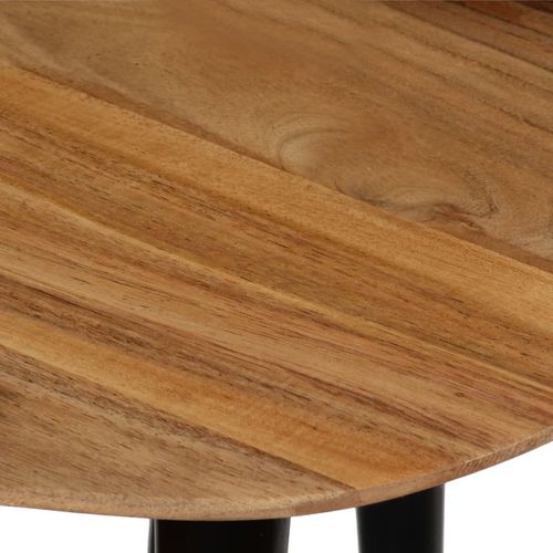 3-dijelni set stolića za kavu od masivnog bagremovog drva slika 49
