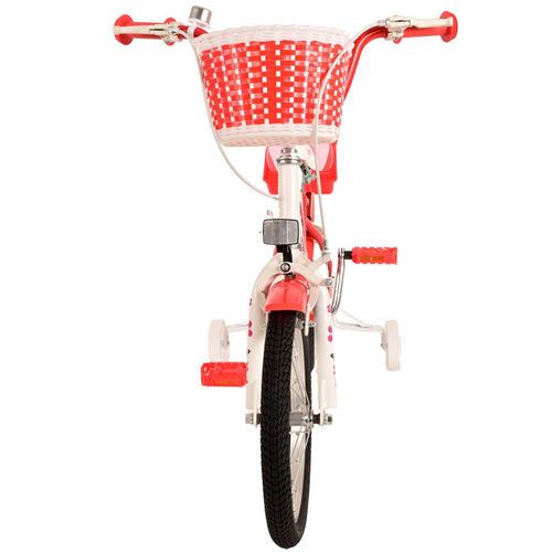 Dječji bicikl Volare Lovely s dvije ručne kočnice 16" crveno-bijeli slika 8