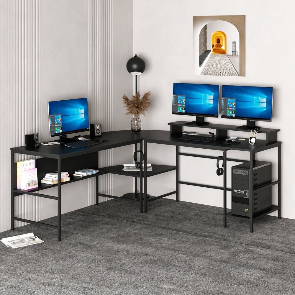 Greta Matte - 7042 - Crni Radni Sto slika 1