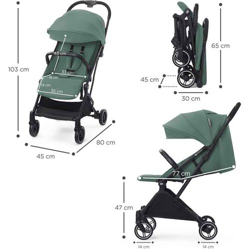 Kinderkraft Sportska kolica Indy 2 Sea green slika 8