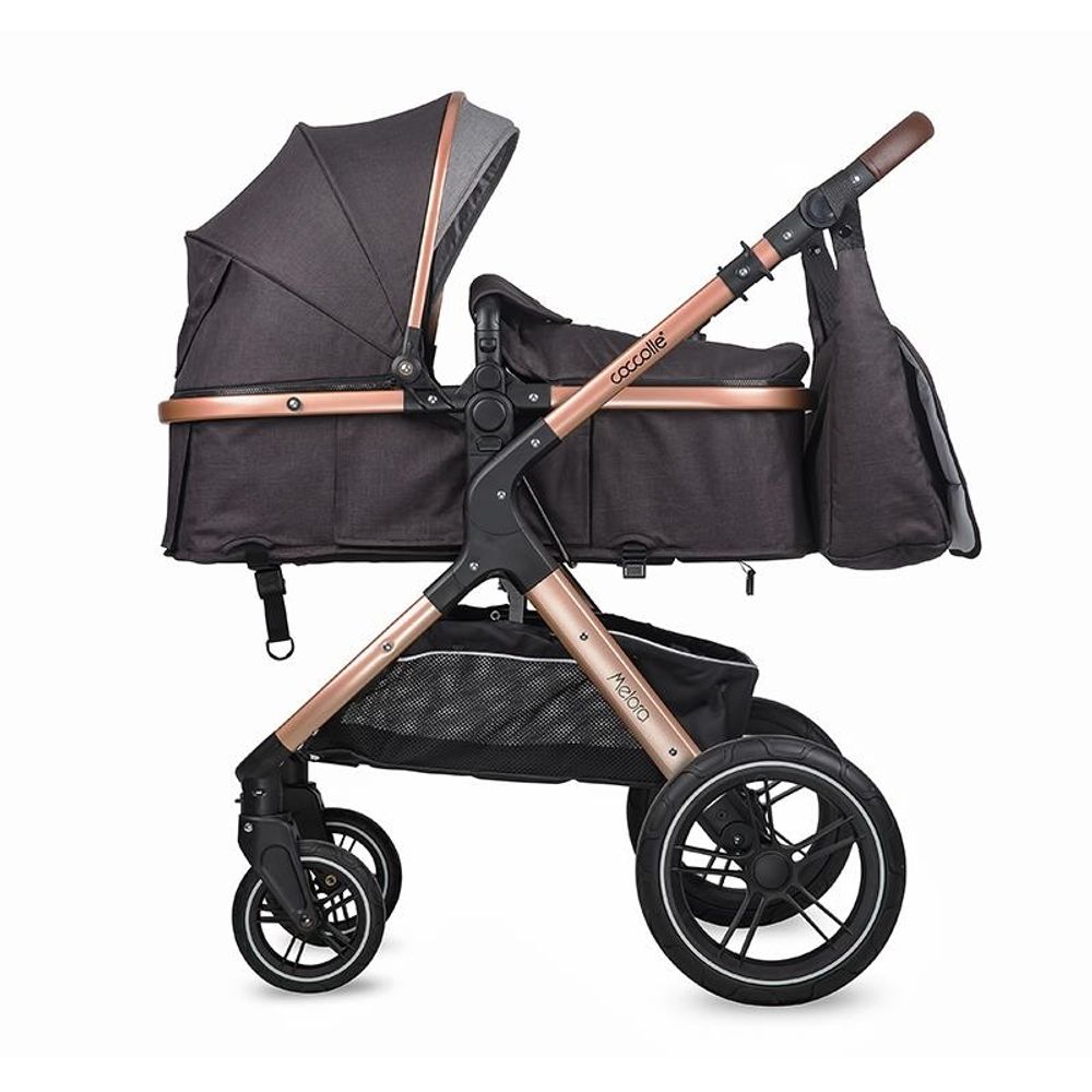 Coccolle® Kolica Melora 3U1, Diamond Black slika 3