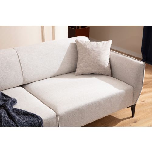 Atelier Del Sofa Trosjed, Bijela, Belissimo - Off White slika 5