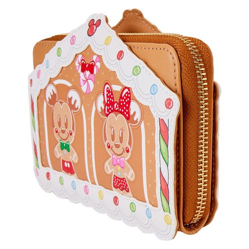 Loungefly Disney Mickey &#38; Friends Gingerbread House wallet slika 2