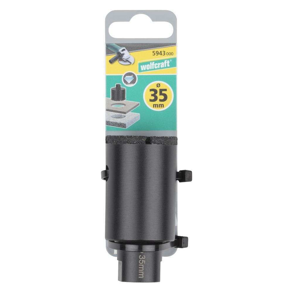 Wolfcraft Kruna Dijamantna Za Pločice "Ceramic" fi 35 / 45 mm M14 Suho Bušenje - 5943000 slika 3
