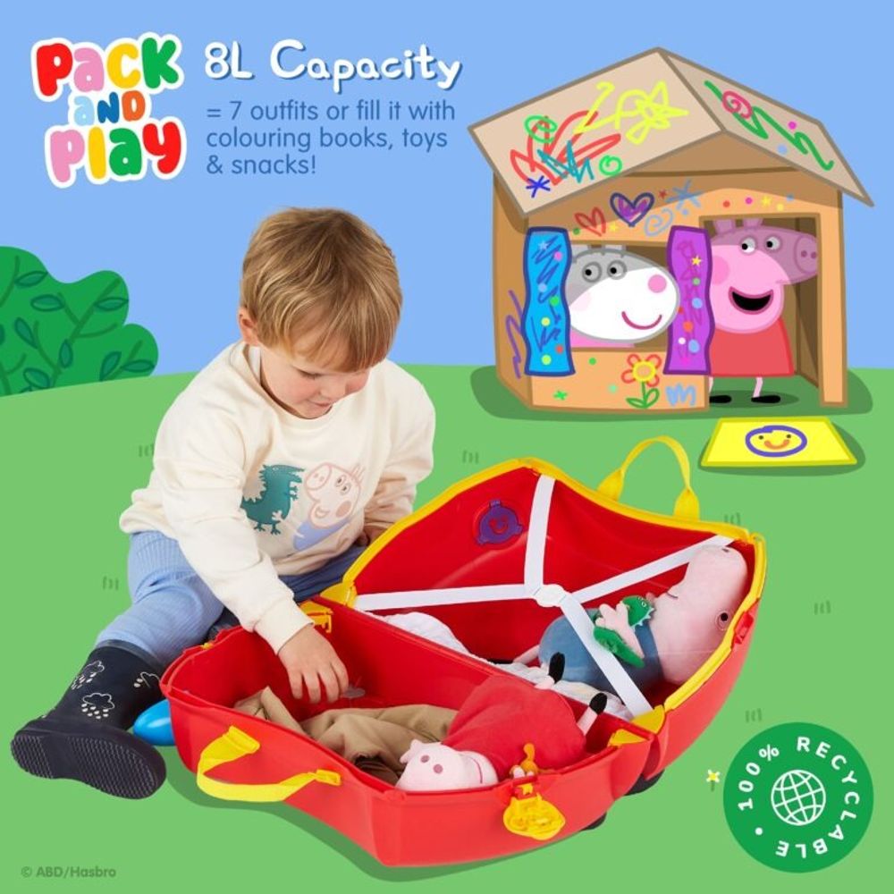 Trunki Dječiji kofer Peppa Pig Party Bus 3u1 slika 5