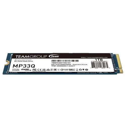 Teamgroup 1TB M.2 NVMe Gen3x4 SSD MP33Q 3D QLC 2280 slika 4