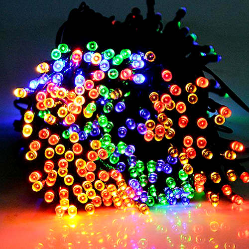 Božićne lampice -500 Led - bijele ili multicolor slika 2