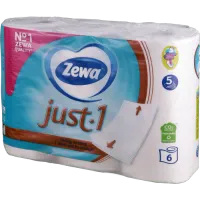 Zewa Toaletni papir just one, 5-slojni 6 kom